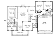 Classical Style House Plan - 3 Beds 2 Baths 1651 Sq/Ft Plan #927-577 