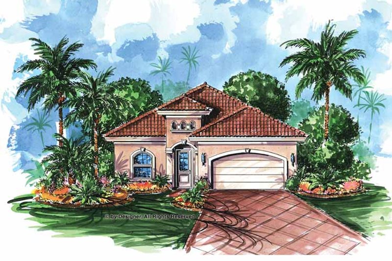 Home Plan - Country Exterior - Front Elevation Plan #1017-18