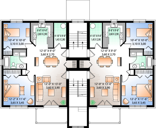 Home Plan - Traditional Floor Plan - Upper Floor Plan #23-777