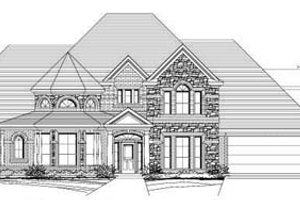 Traditional Exterior - Front Elevation Plan #411-200