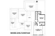 European Style House Plan - 4 Beds 3 Baths 2374 Sq/Ft Plan #81-1537 