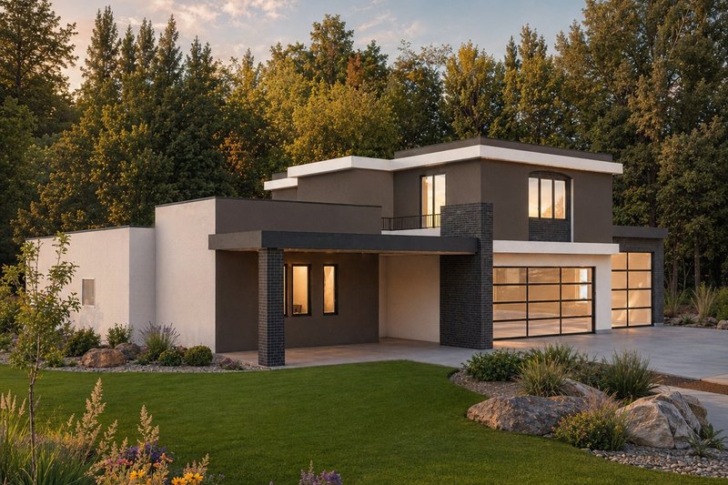 Dream House Plan - Exterior - Other Elevation for Contemporary House Plan #1111-50 - 4 bed, 3.5 bath