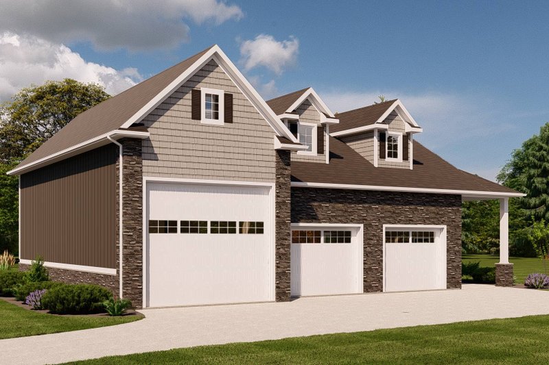 House Plan Design - Exterior - Other Elevation 1 for Country House Plan #1064-219, 0 bath