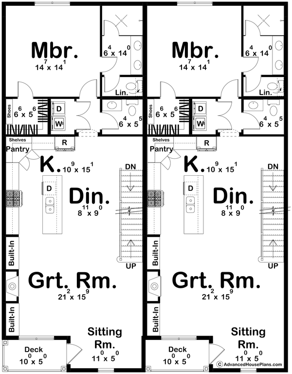 Dream House Plan - Cottage Floor Plan - Upper Floor Plan #455-348