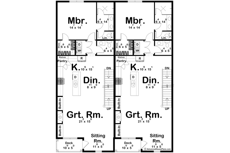 Dream House Plan - Floor Plan - Upper Floor for Cottage House Plan #455-348 - 4 bed, 4.5 bath