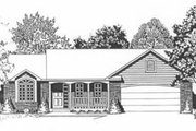 Traditional Style House Plan - 2 Beds 2 Baths 1179 Sq/Ft Plan #58-110 