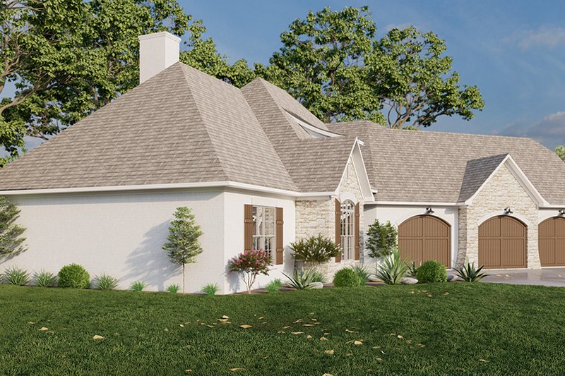 Home Plan - Exterior - Other Elevation for European House Plan #923-300 - 4 bed, 2.5 bath