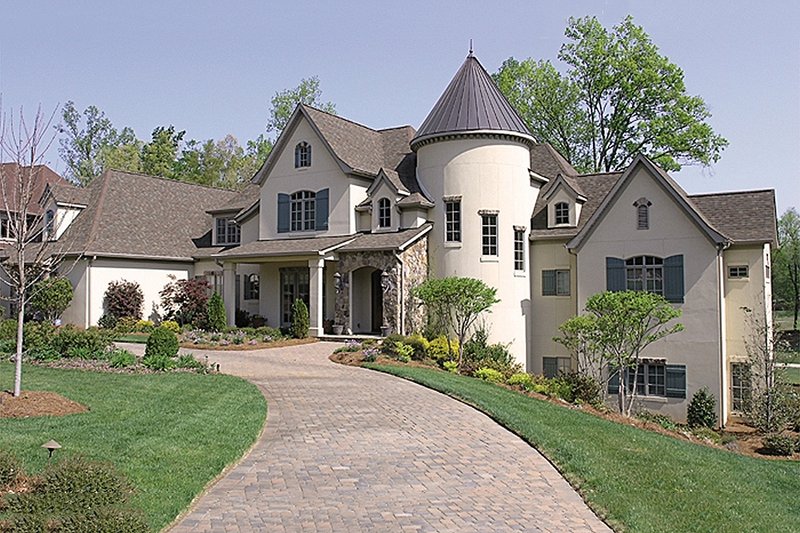 Dream House Plan - European Exterior - Front Elevation Plan #453-23