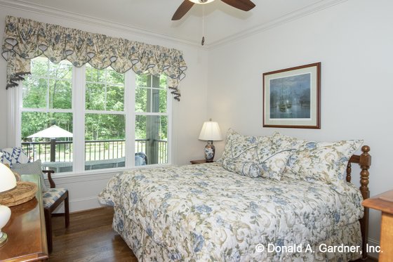 Interior - Bedroom for Craftsman House Plan #929-1043 - 3 bed, 2 bath