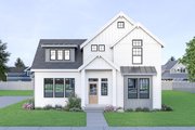 Farmhouse Style House Plan - 3 Beds 2.5 Baths 1860 Sq/Ft Plan #1070-40 