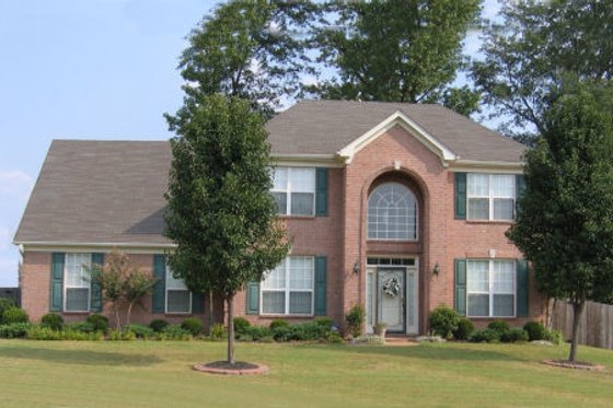 Exterior - Front Elevation for European House Plan #81-13684 - 4 bed, 2.5 bath