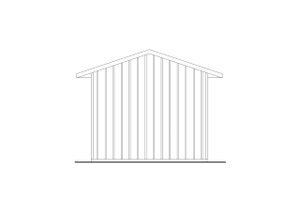 Exterior - Rear Elevation for Traditional House Plan #124-1404, 0 bath