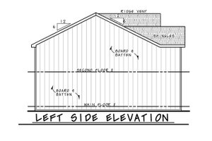 Exterior - Other Elevation for Farmhouse House Plan #20-2570 - 3 bed, 2.5 bath