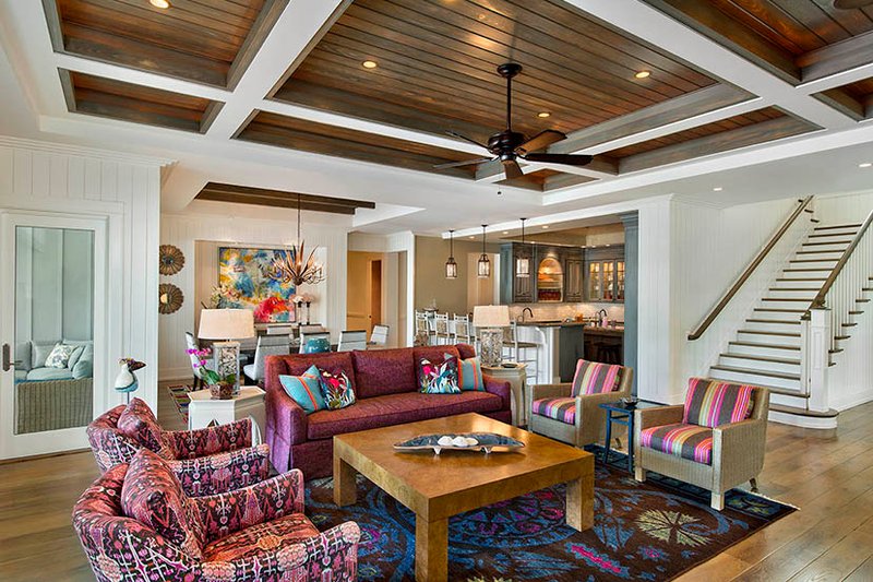 House Blueprint - Interior - Family Room for Country House Plan #1017-157 - 4 bed, 6.5 bath