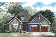 Country Style House Plan - 3 Beds 2 Baths 1738 Sq/Ft Plan #17-3356 