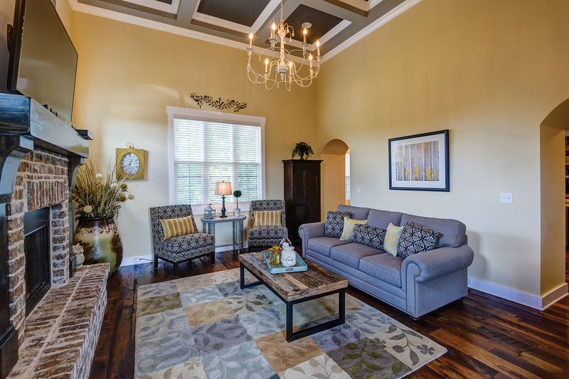 Architectural House Design - Interior - Family Room for European House Plan #927-362 - 4 bed, 3 bath