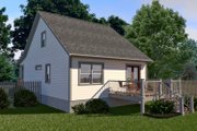 Cottage Style House Plan - 3 Beds 2 Baths 1213 Sq/Ft Plan #79-141 Exterior 