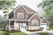 Country Style House Plan - 3 Beds 2 Baths 1864 Sq/Ft Plan #23-2555 