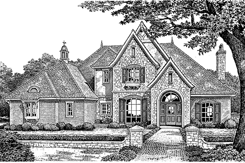 Home Plan - Exterior - Front Elevation 3 for Craftsman House Plan #310-1153 - 4 bed, 3.5 bath