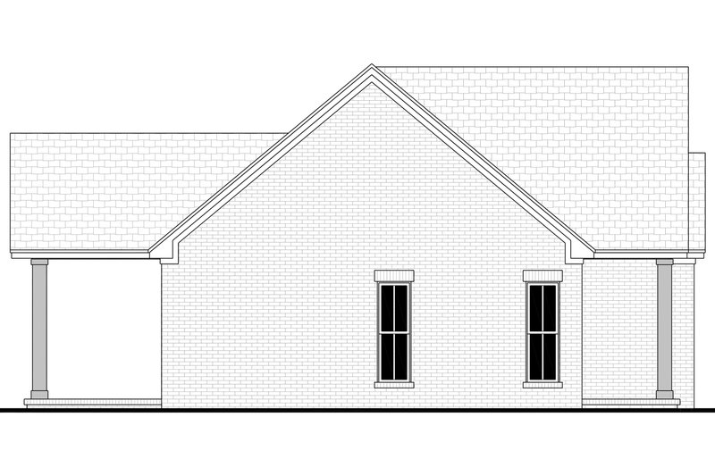 Architectural House Design - Exterior - Other Elevation 1 for Farmhouse House Plan #430-445 - 3 bed, 2 bath