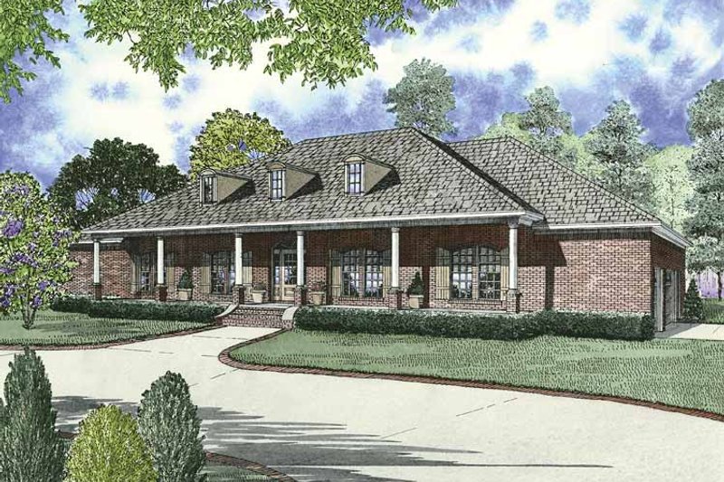 House Plan Design - Country Exterior - Front Elevation Plan #17-2680