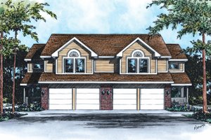 Traditional Exterior - Front Elevation Plan #20-565