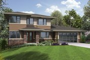 Contemporary Style House Plan - 5 Beds 3.5 Baths 3261 Sq/Ft Plan #48-1013 