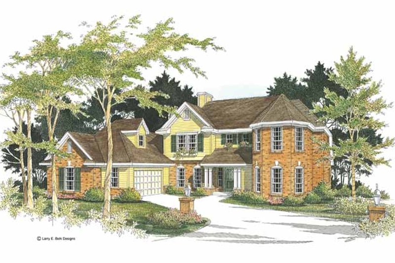 Architectural House Design - Traditional Exterior - Front Elevation Plan #952-5