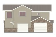Contemporary Style House Plan - 1 Beds 1.5 Baths 1179 Sq/Ft Plan #1118-1 Exterior 