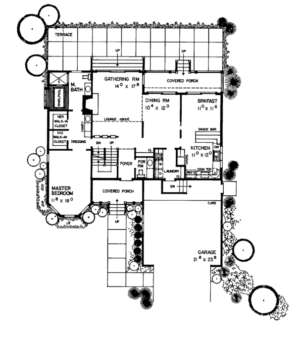 House Plan Design - Victorian Floor Plan - Main Floor Plan #72-895