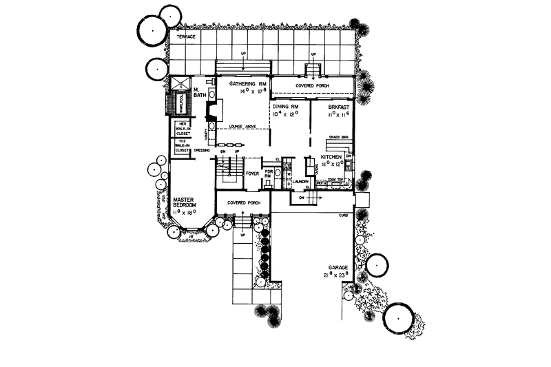 Home Plan - Floor Plan - Main Floor for Victorian House Plan #72-895 - 4 bed, 2.5 bath