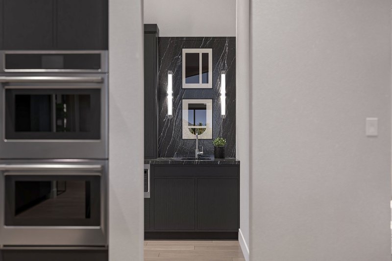 Architectural House Design - Interior - Kitchen 2 for Modern House Plan #455-560 - 3 bed, 2 bath