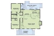 Cottage Style House Plan - 3 Beds 2 Baths 1374 Sq/Ft Plan #17-2018 