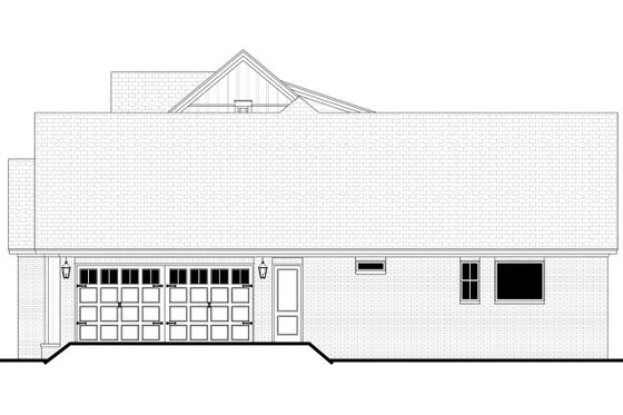 Exterior - Other Elevation 1 for Farmhouse House Plan #430-384 - 5 bed, 3.5 bath