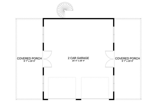 European Floor Plan - Main Floor Plan #1060-131