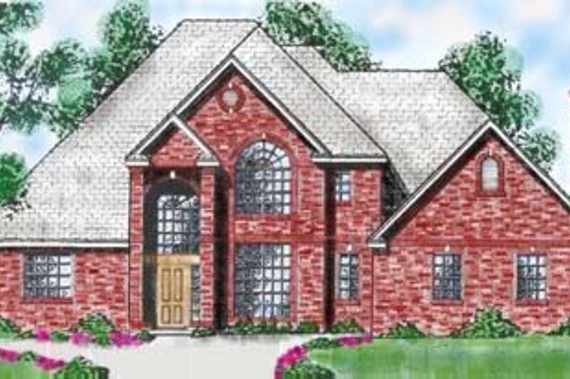Home Plan - European Exterior - Front Elevation Plan #52-151