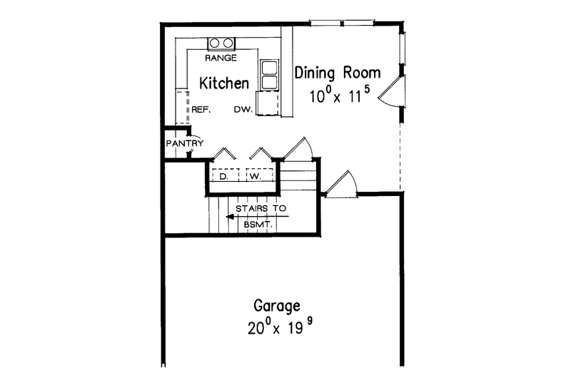 Home Plan - Floor Plan - Other Floor for Craftsman House Plan #927-635 - 3 bed, 2 bath