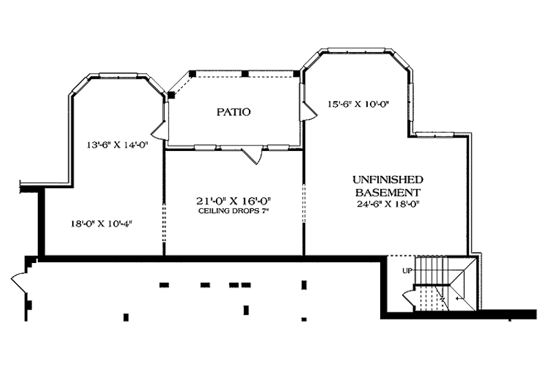 House Plan Design - Floor Plan - Lower Floor for Traditional House Plan #453-451 - 4 bed, 3.5 bath