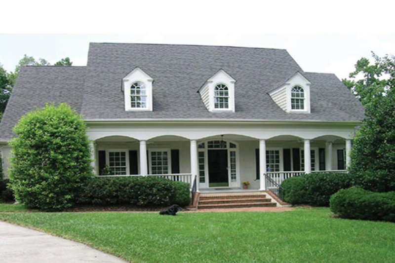 Home Plan - Exterior - Front Elevation 3 for Classical House Plan #137-298 - 4 bed, 3 bath