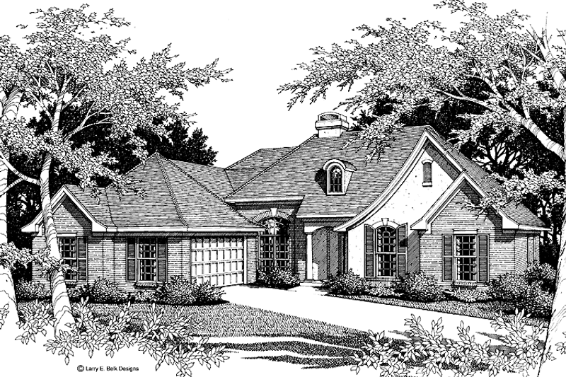 Dream House Plan - Exterior - Front Elevation 3 for Country House Plan #952-129 - 4 bed, 2 bath