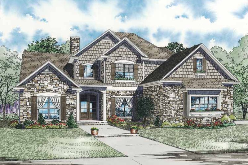 Dream House Plan - Traditional Exterior - Front Elevation Plan #17-3269