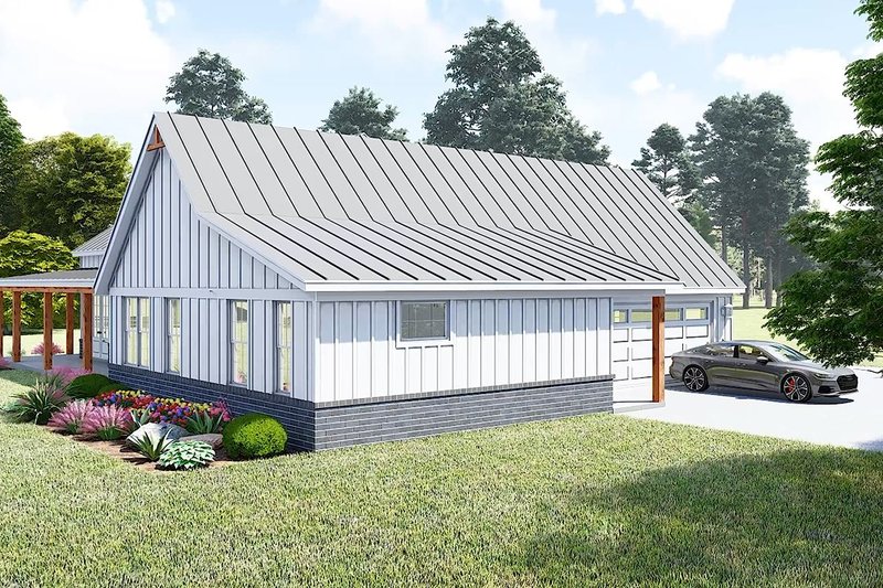 Dream House Plan - Exterior - Other Elevation 4 for Farmhouse House Plan #932-1169 - 3 bed, 2.5 bath