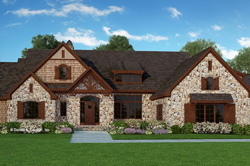 Home Plan - Exterior - Front Elevation 4 for Craftsman House Plan #929-928 - 3 bed, 3.5 bath