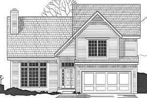 Traditional Exterior - Front Elevation Plan #67-652