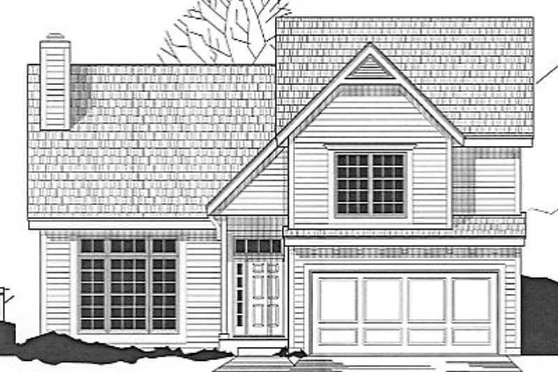 Traditional Style House Plan - 3 Beds 2 Baths 1678 Sq/Ft Plan #67-652