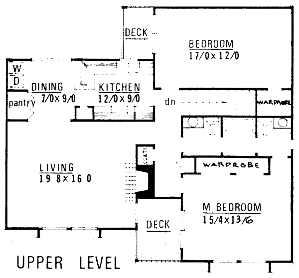 Floor Plan - Upper Floor Plan #303-208