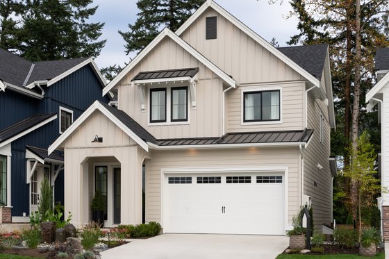 Exterior - Front Elevation for Farmhouse House Plan #1114-3 - 3 bed, 2 bath