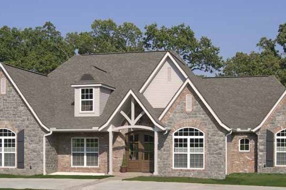 Exterior - Front Elevation 4 for Contemporary House Plan #11-278 - 4 bed, 4 bath