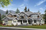 Craftsman Style House Plan - 4 Beds 3 Baths 4450 Sq/Ft Plan #132-250 