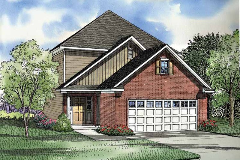 Dream House Plan - Bungalow Exterior - Front Elevation Plan #17-2997